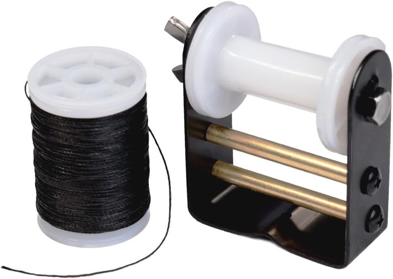 Luoyer Archery Bowstring Serving Thread and Bowstring Serving Jig Set Archery Nylon String Maintenance Accessories for Tying Peep Sight for Compound Bow Recurve Bow Black - Image 2